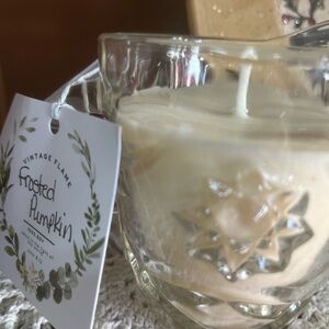 Frosted Pumpkin Candle